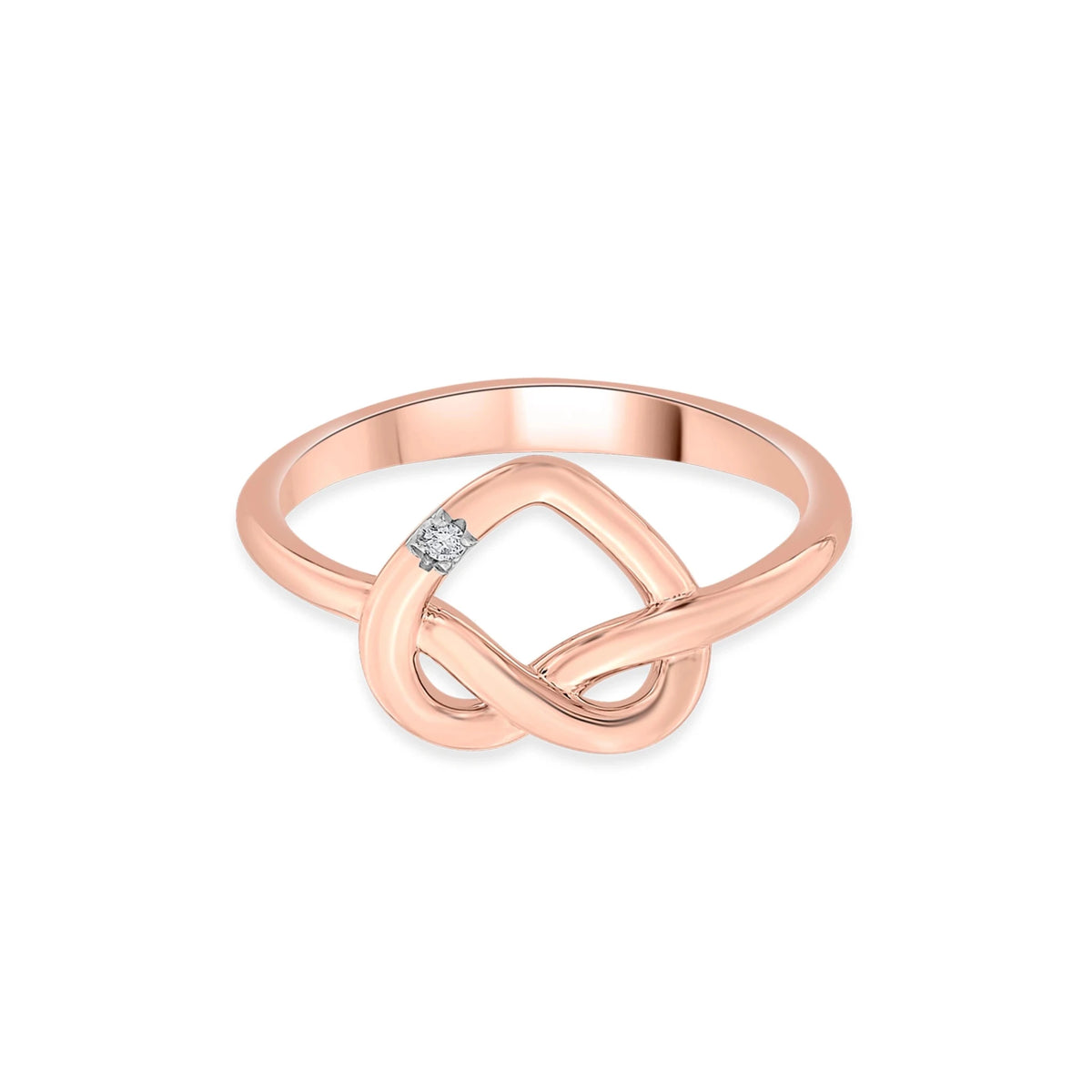 Eternal Knot Diamond Ring - Zen Diamond India