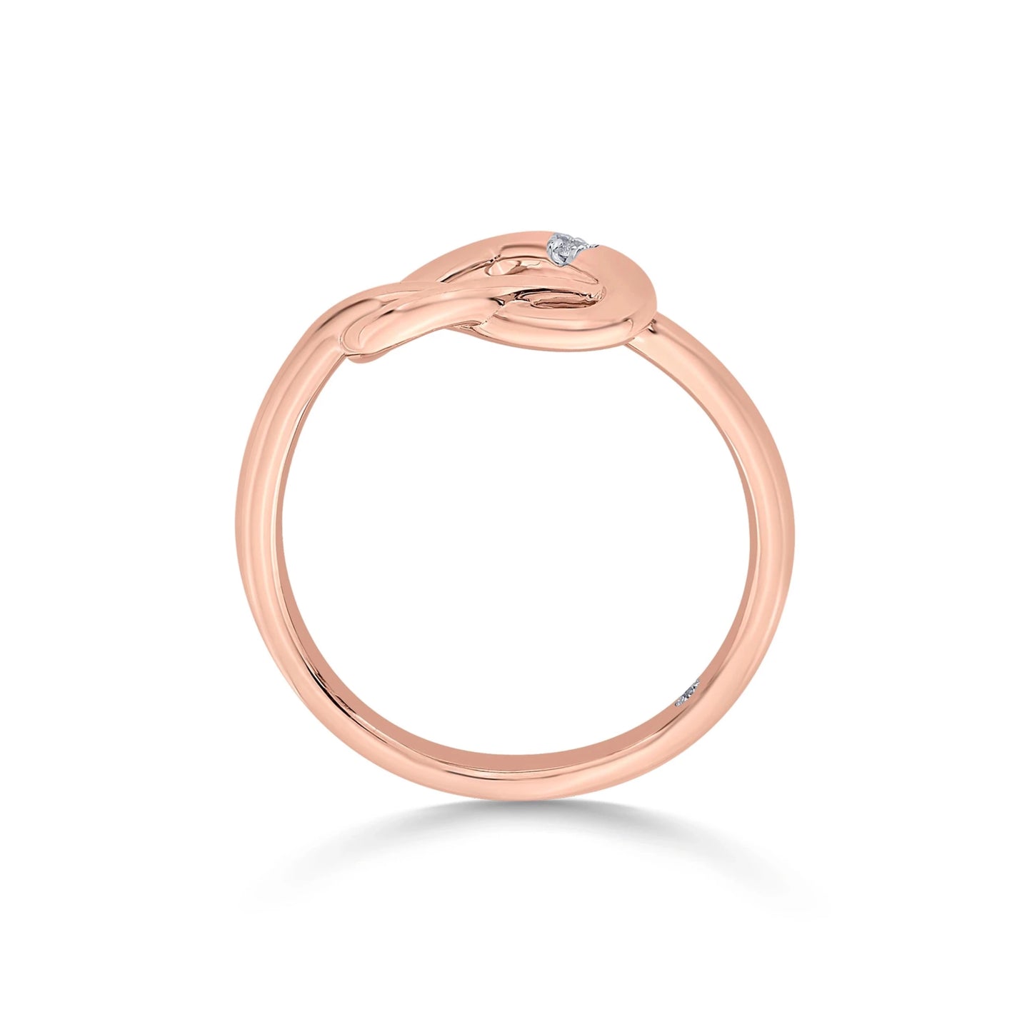 Eternal Knot Diamond Ring - Zen Diamond India
