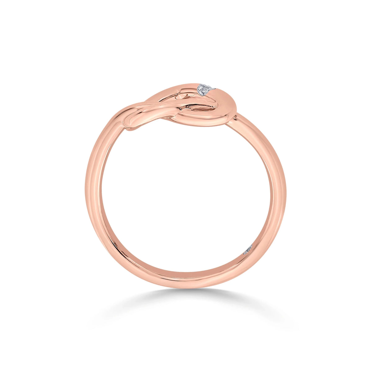 Eternal Knot Diamond Ring - Zen Diamond India