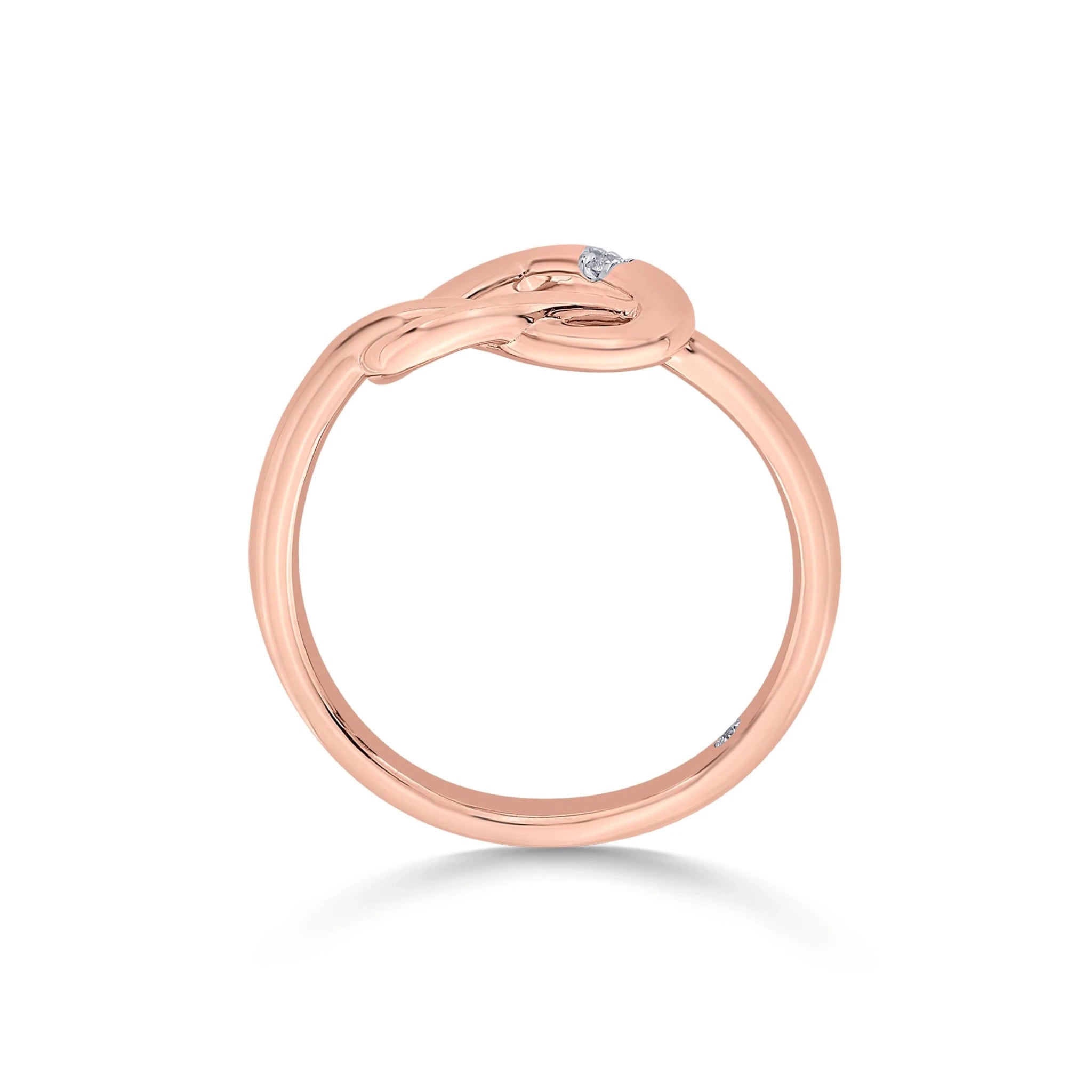 Eternal Knot Diamond Ring - Zen Diamond India