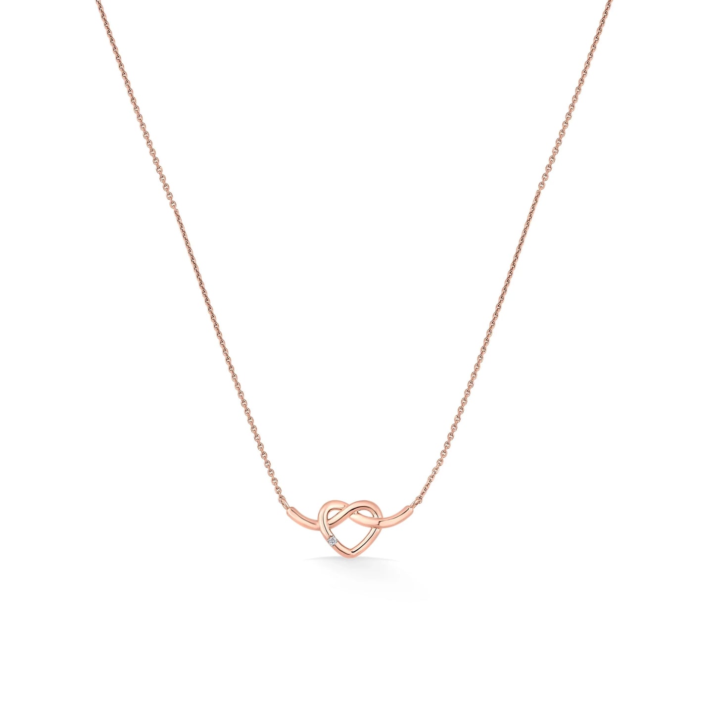 Twist of Eternity Luxe Love Knot Pendant - Zen Diamond India