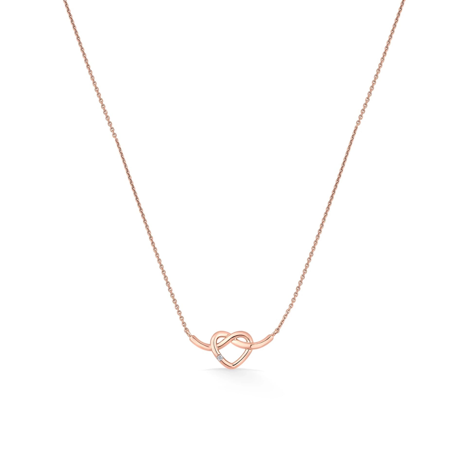Twist of Eternity Luxe Love Knot Pendant - Zen Diamond India