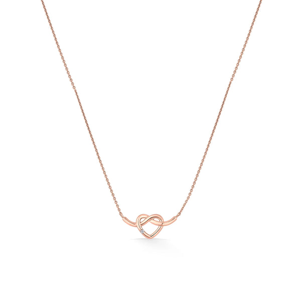Twist of Eternity Luxe Love Knot Pendant - Zen Diamond India