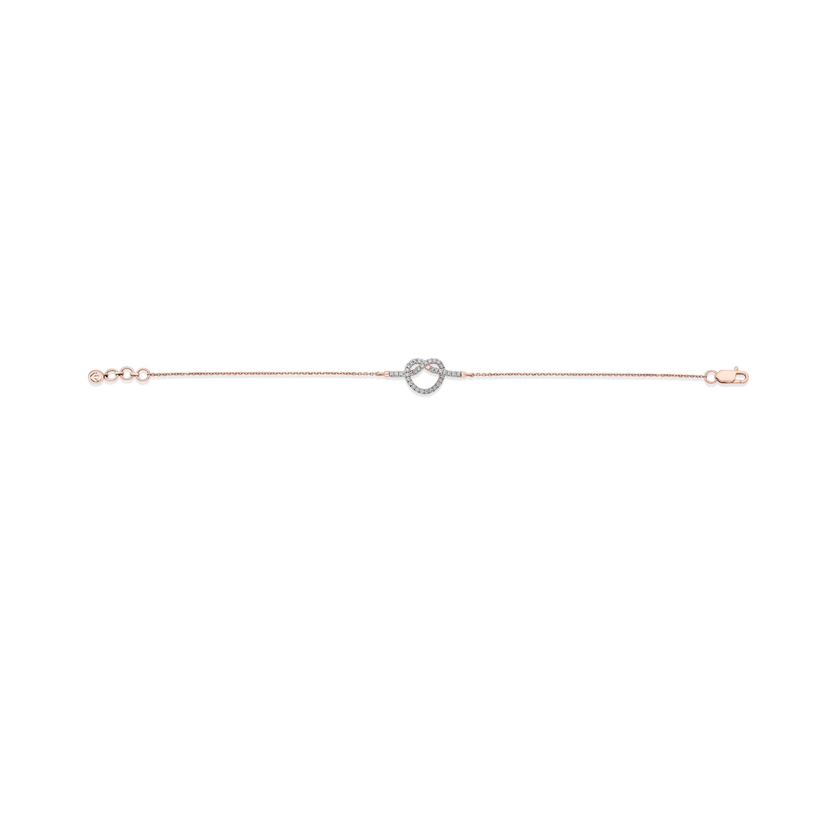Love Knot Forever Linked Spark Bracelet - Zen Diamond India