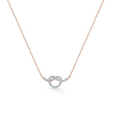 Diamond Embrace Luxe Love Knot Pendant - Zen Diamond India