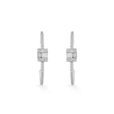 Classic Geometric Center Sparkle Earrings - Zen Diamond India
