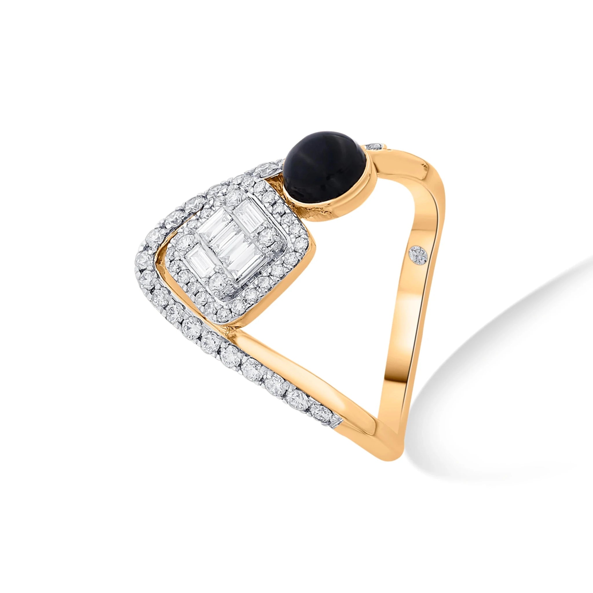 Kismet Midnight Prism Ring - Zen Diamond India
