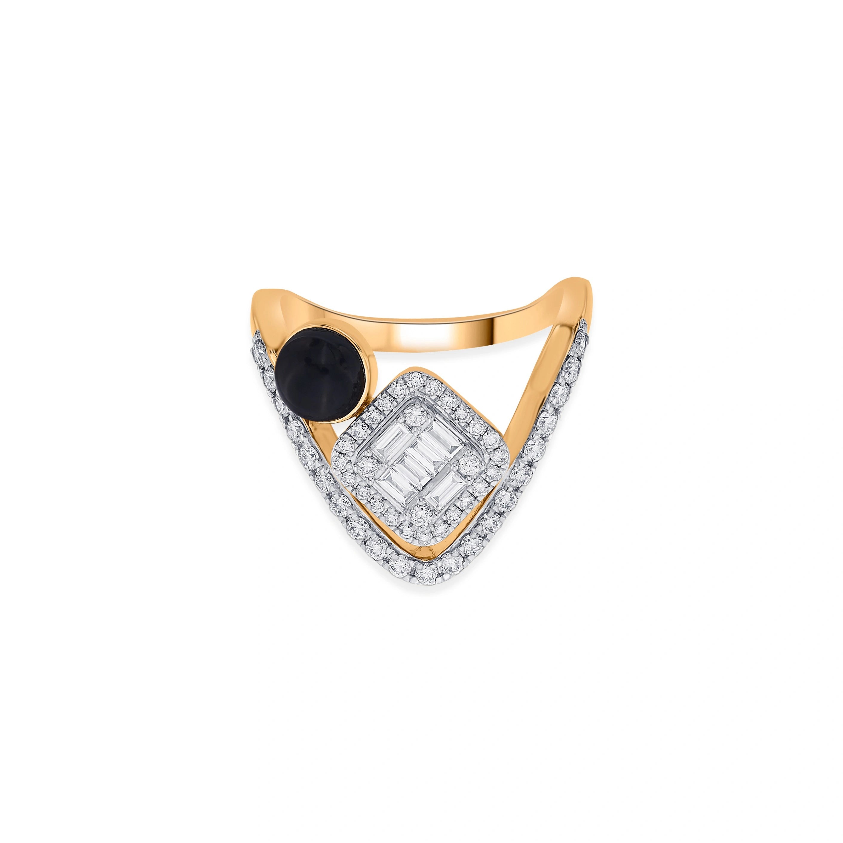Kismet Midnight Prism Ring - Zen Diamond India