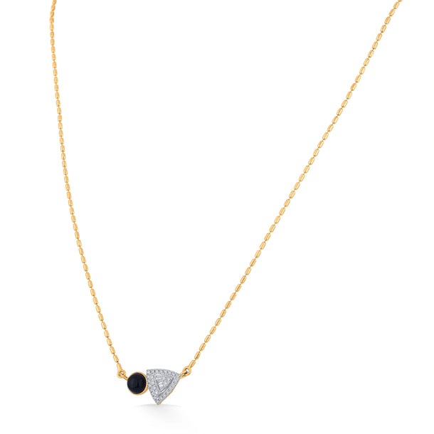 Kismet Bold Harmony Pendant - Zen Diamond India