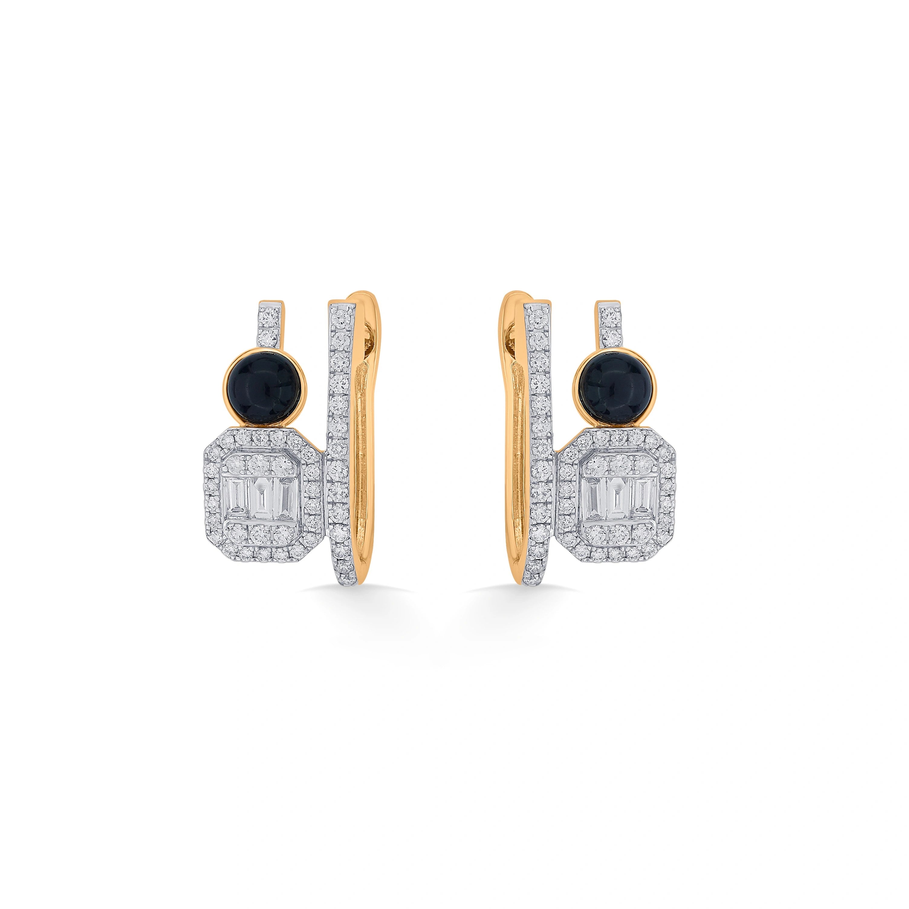 Kismet Geometric Baguette Drops - Zen Diamond India