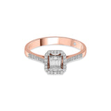 Luminous Halo Fusion Ring - Zen Diamond India