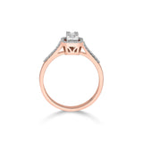 Luminous Halo Fusion Ring - Zen Diamond India