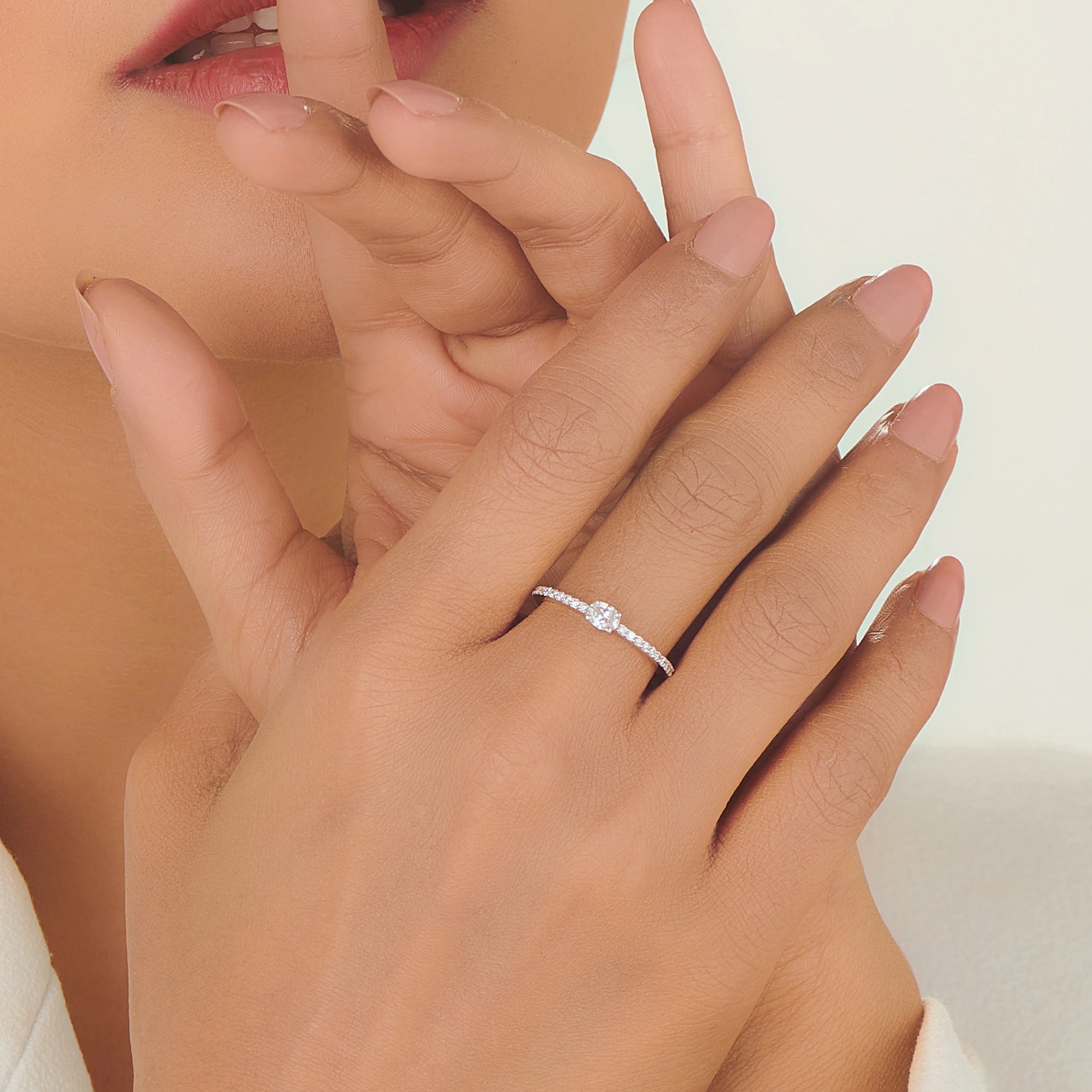 Zen Pirlanta Elipse Elegance Ring - Zen Diamond India