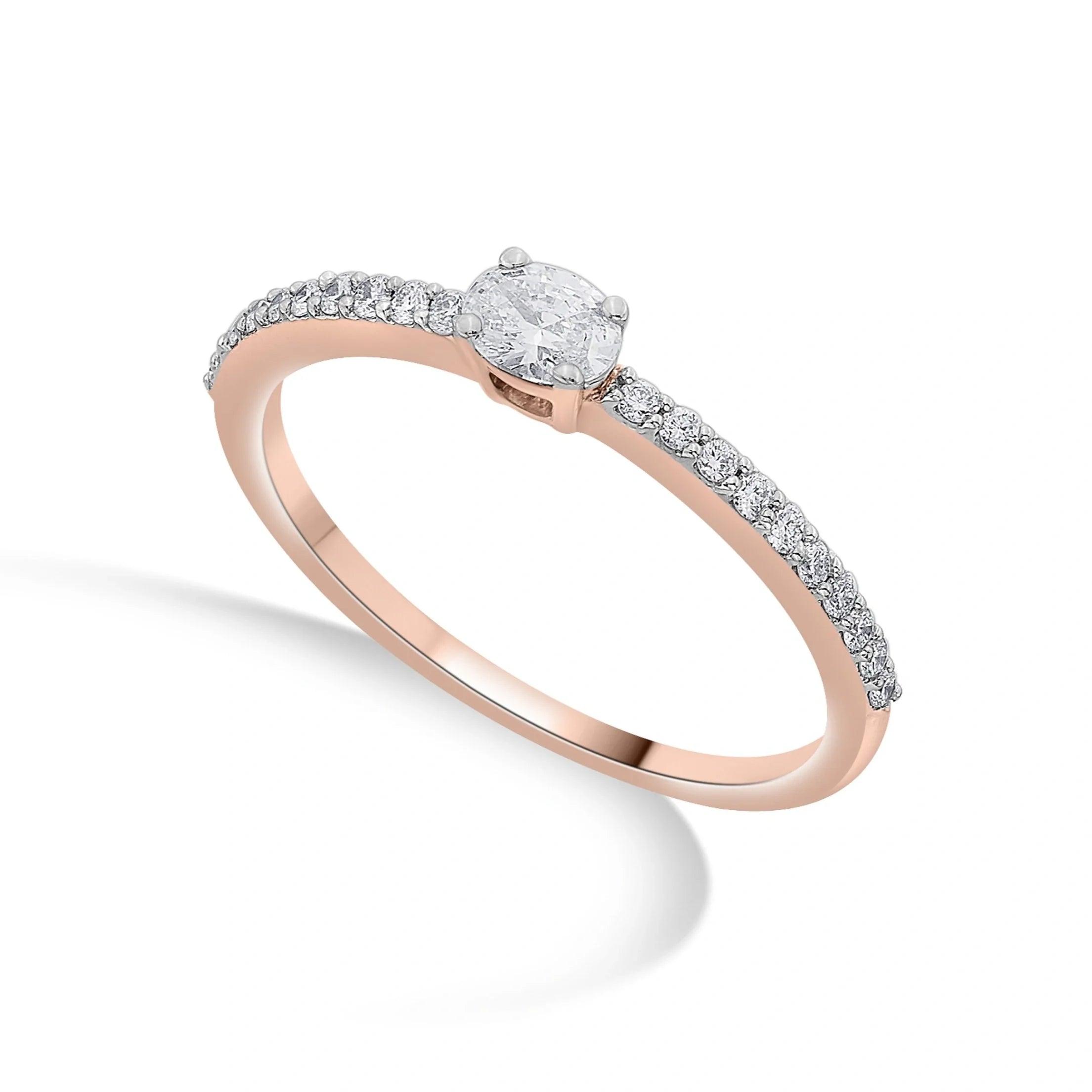 Zen Pirlanta Elipse Elegance Ring - Zen Diamond India