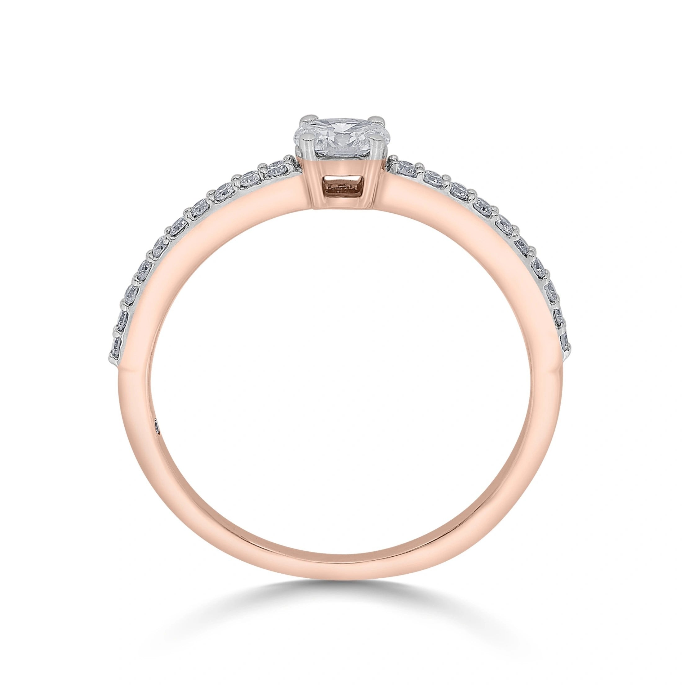 Zen Pirlanta Elipse Elegance Ring - Zen Diamond India