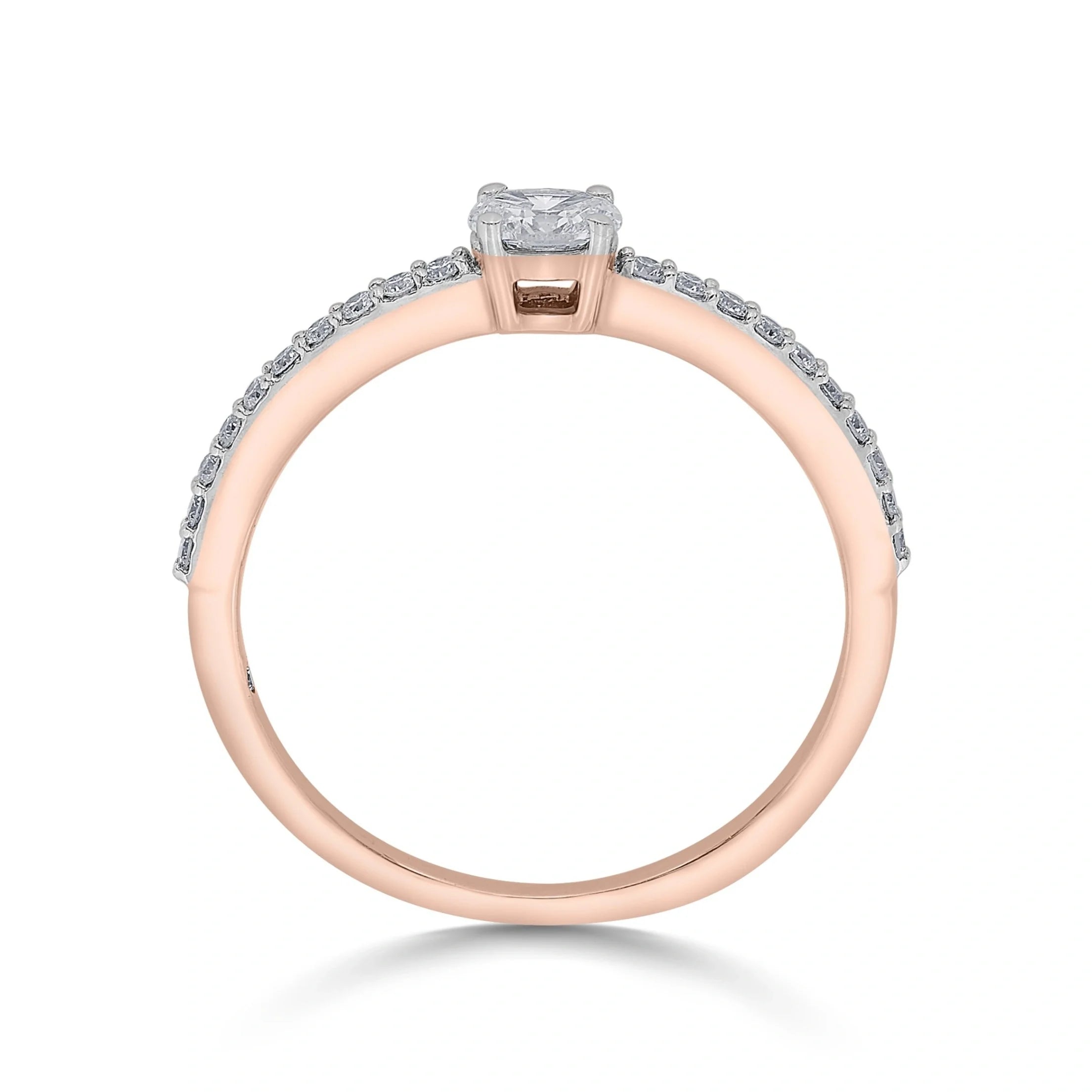 Zen Pirlanta Elipse Elegance Ring - Zen Diamond India