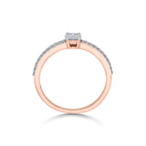 Solitaire Elipse Elegance Ring - Zen Diamond India