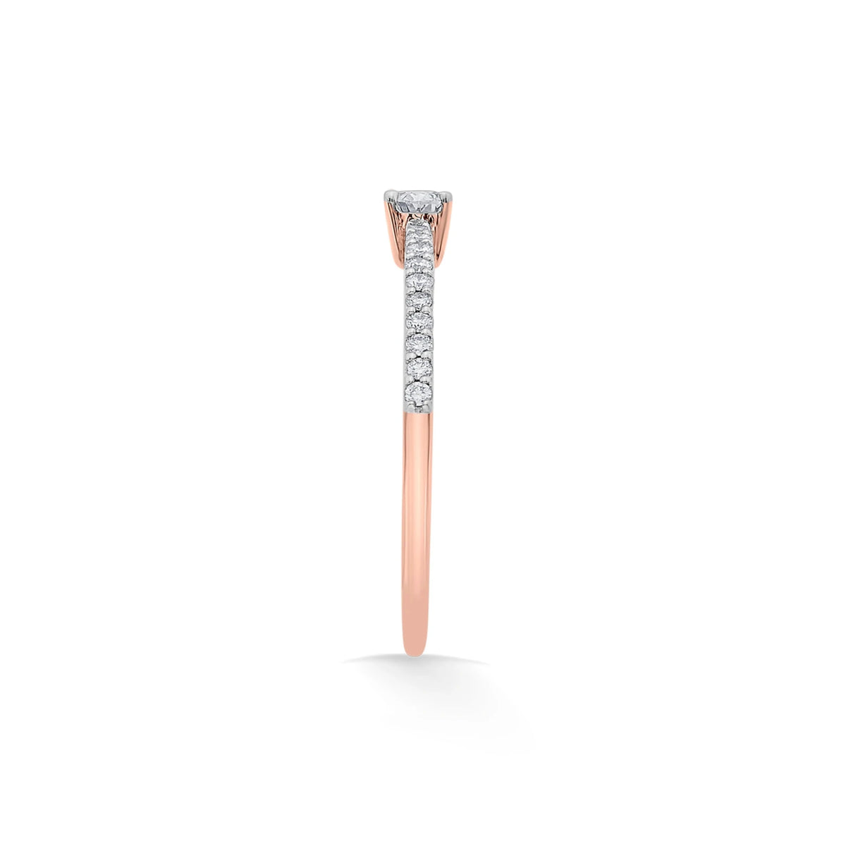 Solitaire Elipse Elegance Ring - Zen Diamond India