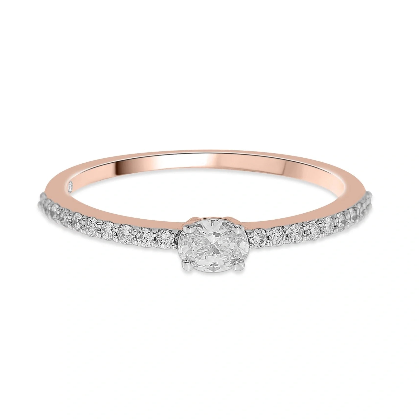 Zen Pirlanta Elipse Elegance Ring - Zen Diamond India