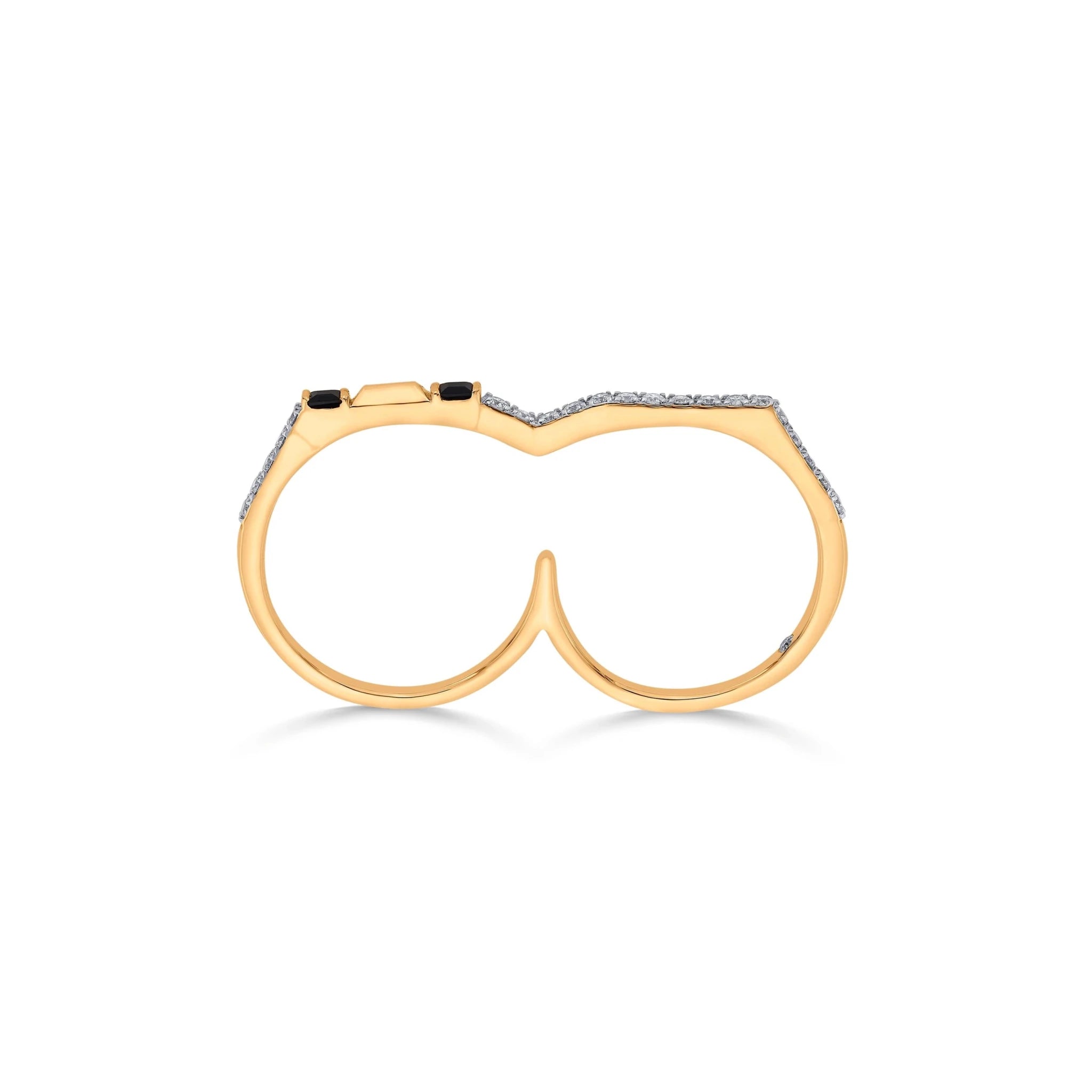 Kismet Midnight Link Dual Band Ring - Zen Diamond India