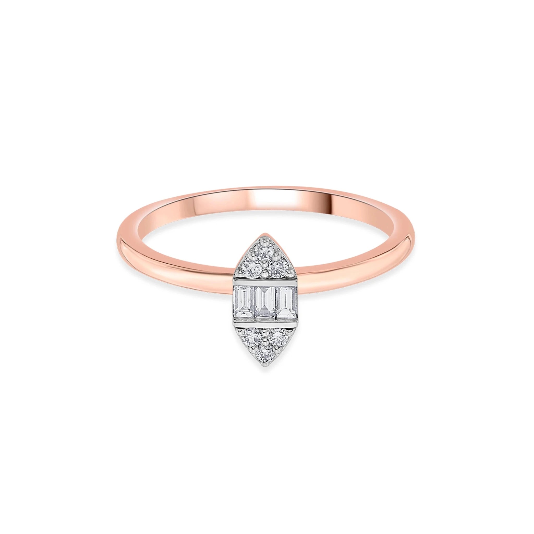 Boujee Marquise Diamond Enigma Ring - Zen Diamond India