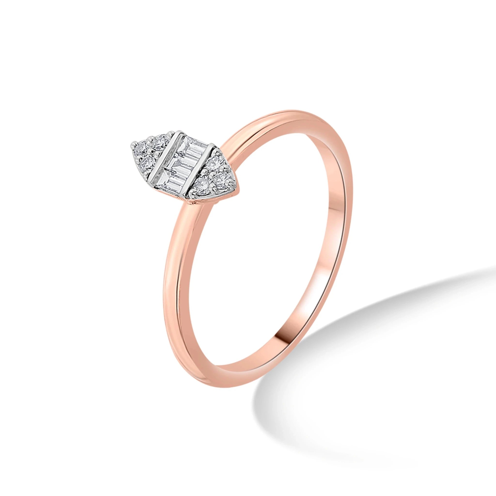 Boujee Marquise Diamond Enigma Ring - Zen Diamond India