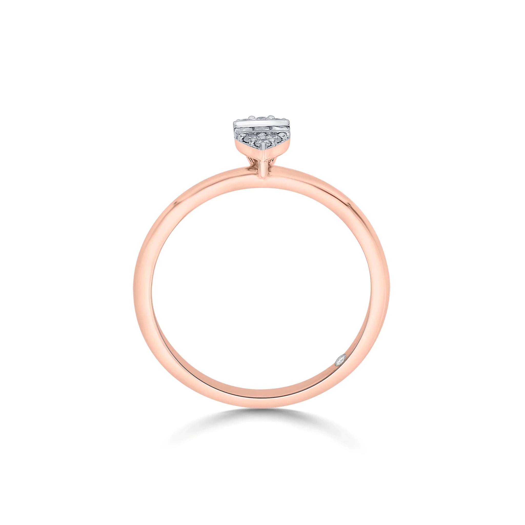 Boujee Teardrop Diamond Majesty Ring - Zen Diamond India