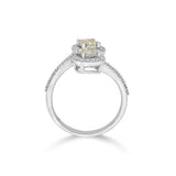 Solitaire Twin Cushion Wrap Ring - Zen Diamond India
