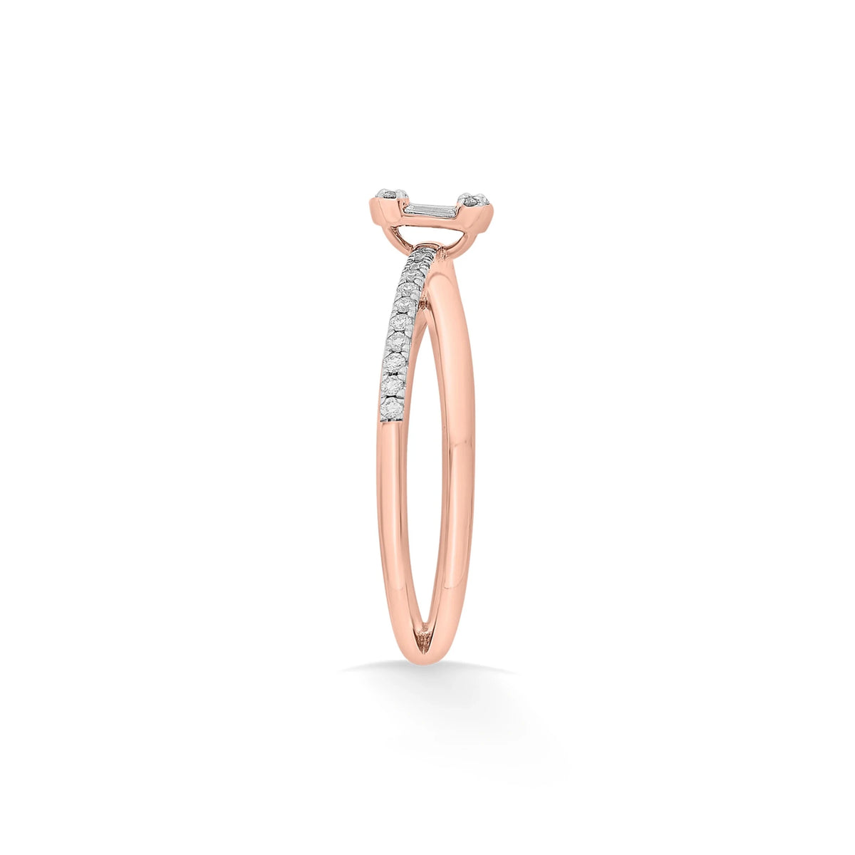 Boujee Intertwine Luxe Sparkle Ring - Zen Diamond India