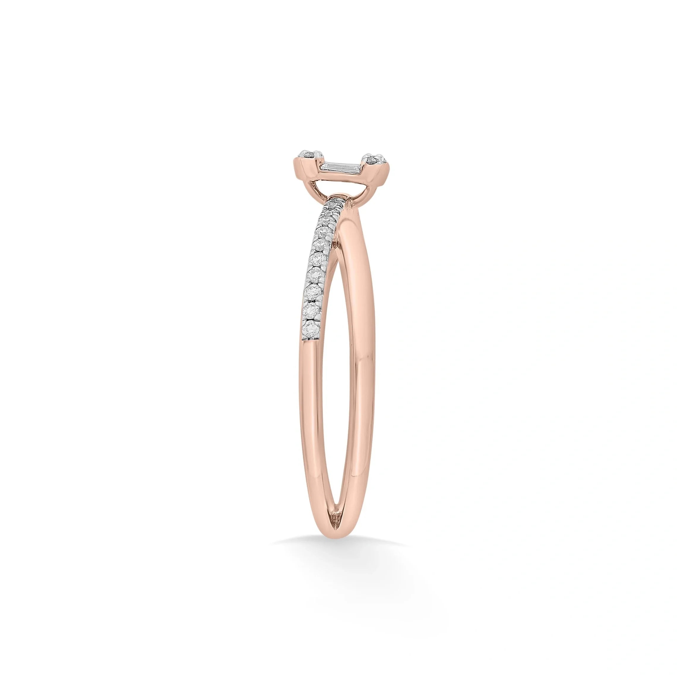 Boujee Intertwine Luxe Sparkle Ring - Zen Diamond India