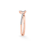 Boujee Rose Diamond Vortex Ring - Zen Diamond India