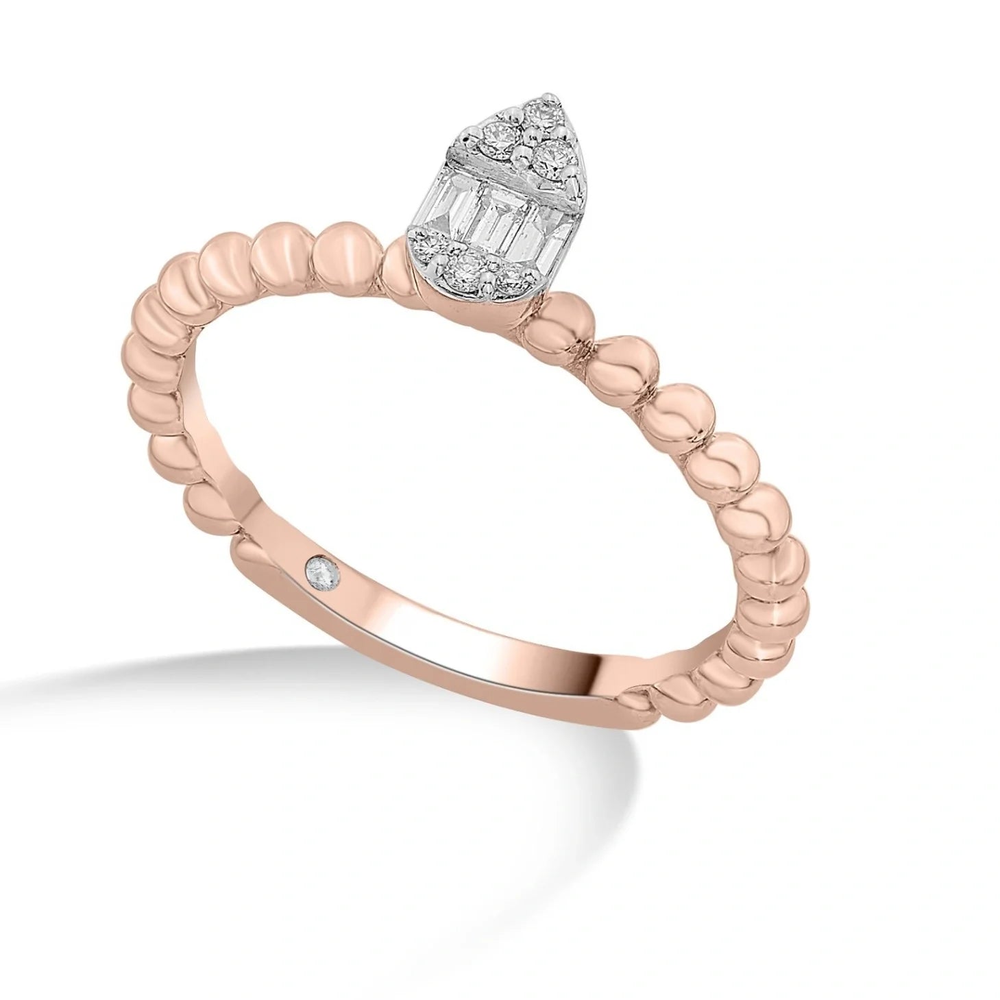 Boujee Whisper Wave Diamond Ring - Zen Diamond India