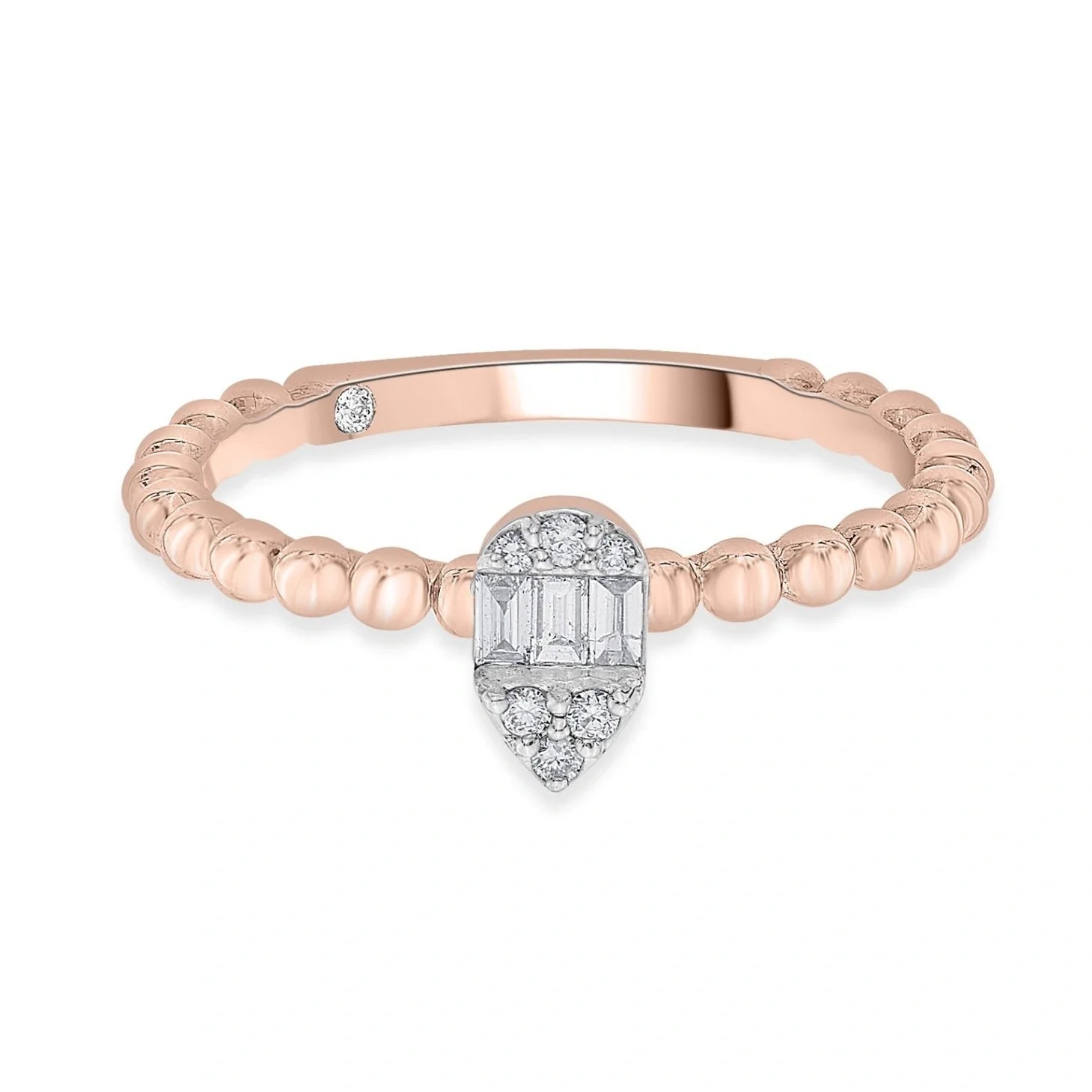 Boujee Whisper Wave Diamond Ring - Zen Diamond India