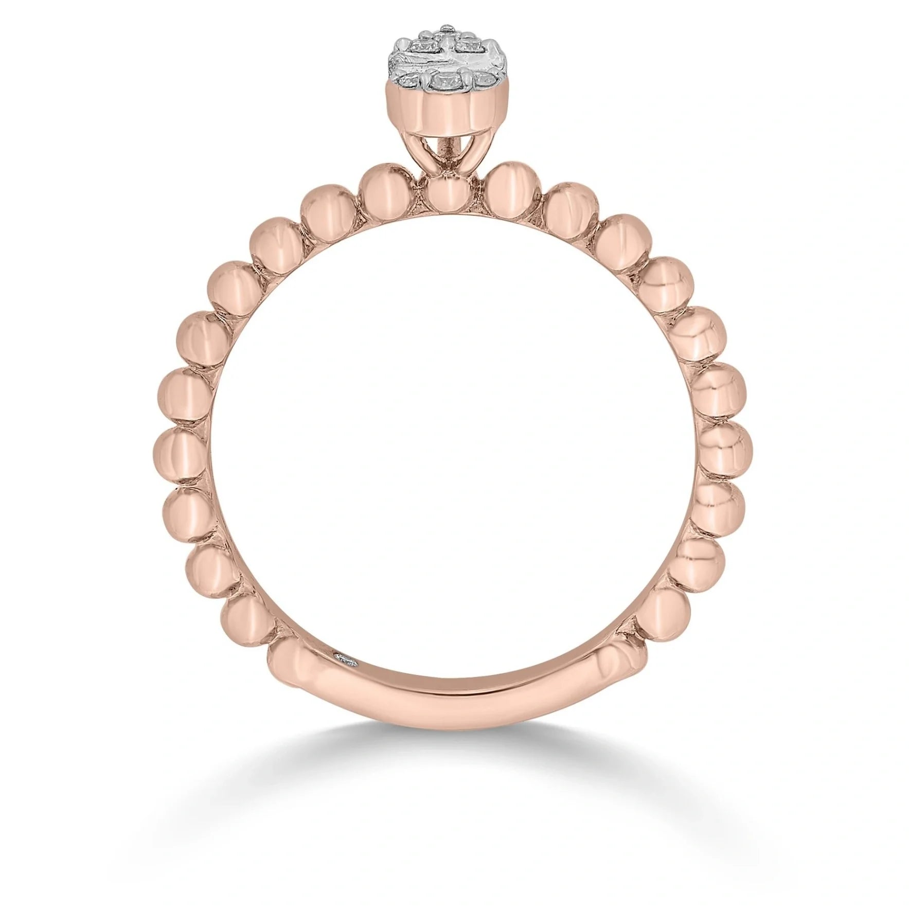 Boujee Whisper Wave Diamond Ring - Zen Diamond India