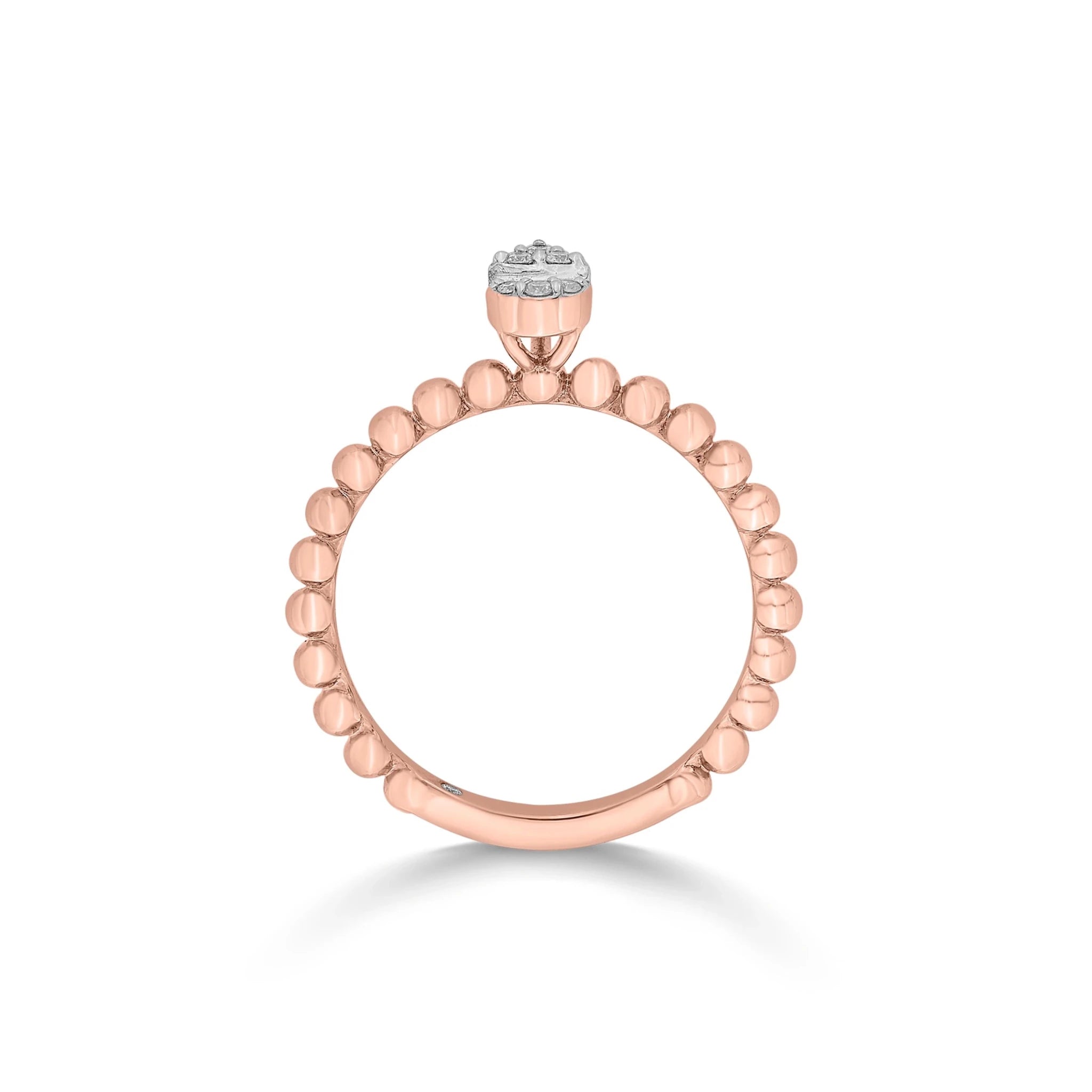 Boujee Whisper Wave Diamond Ring - Zen Diamond India