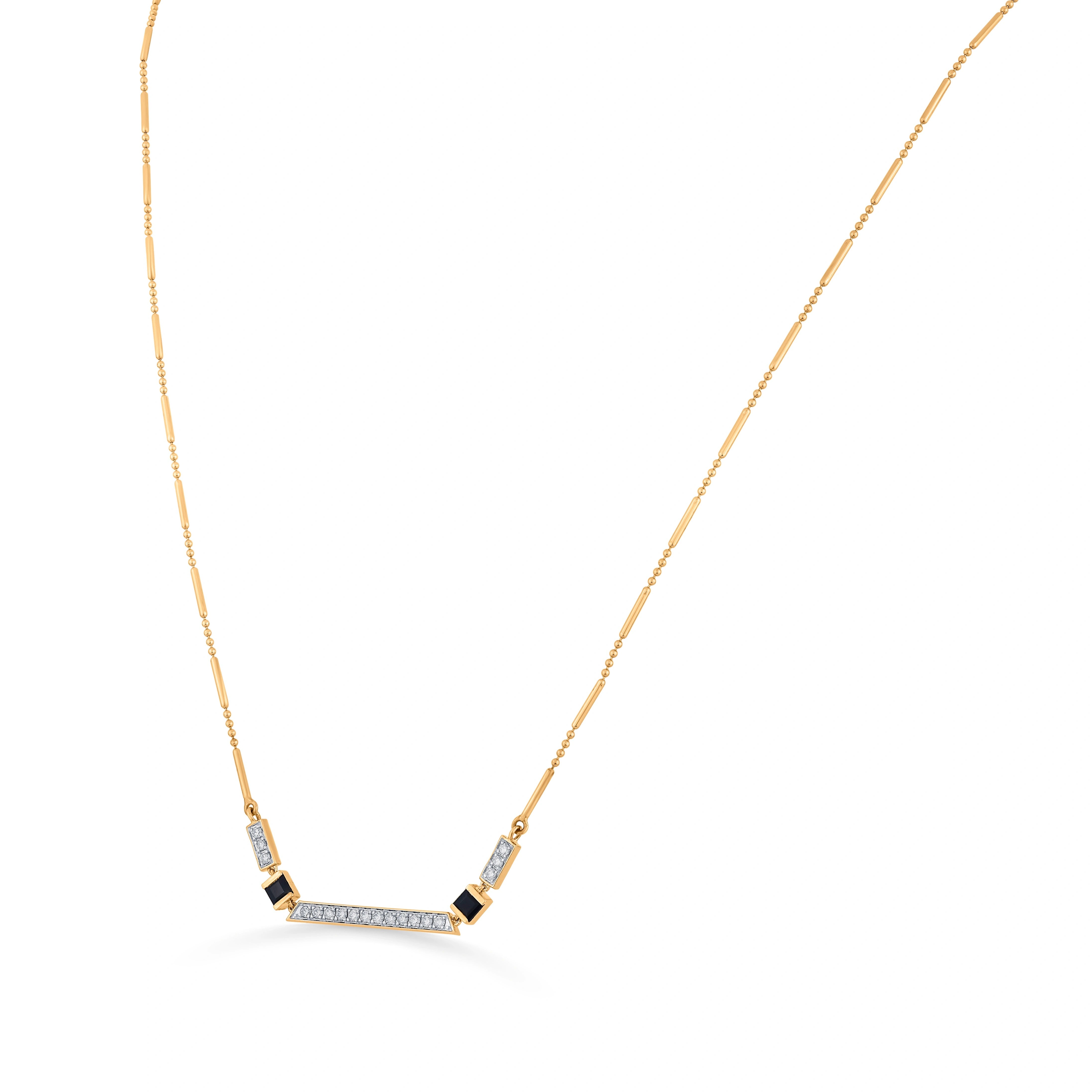 Kismet Modern Glamour Statement Necklace - Zen Diamond India