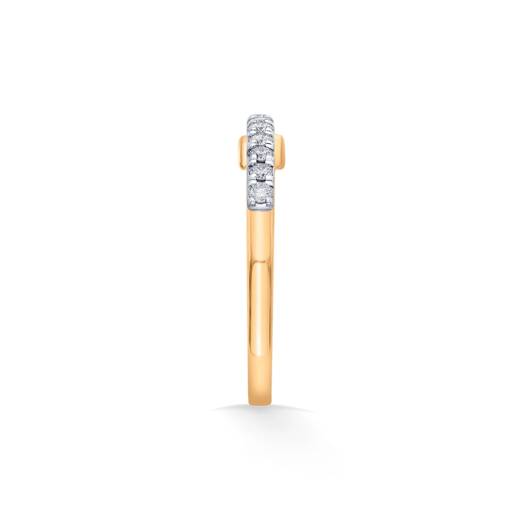 Kismet Muse Twin Band Ring - Zen Diamond India