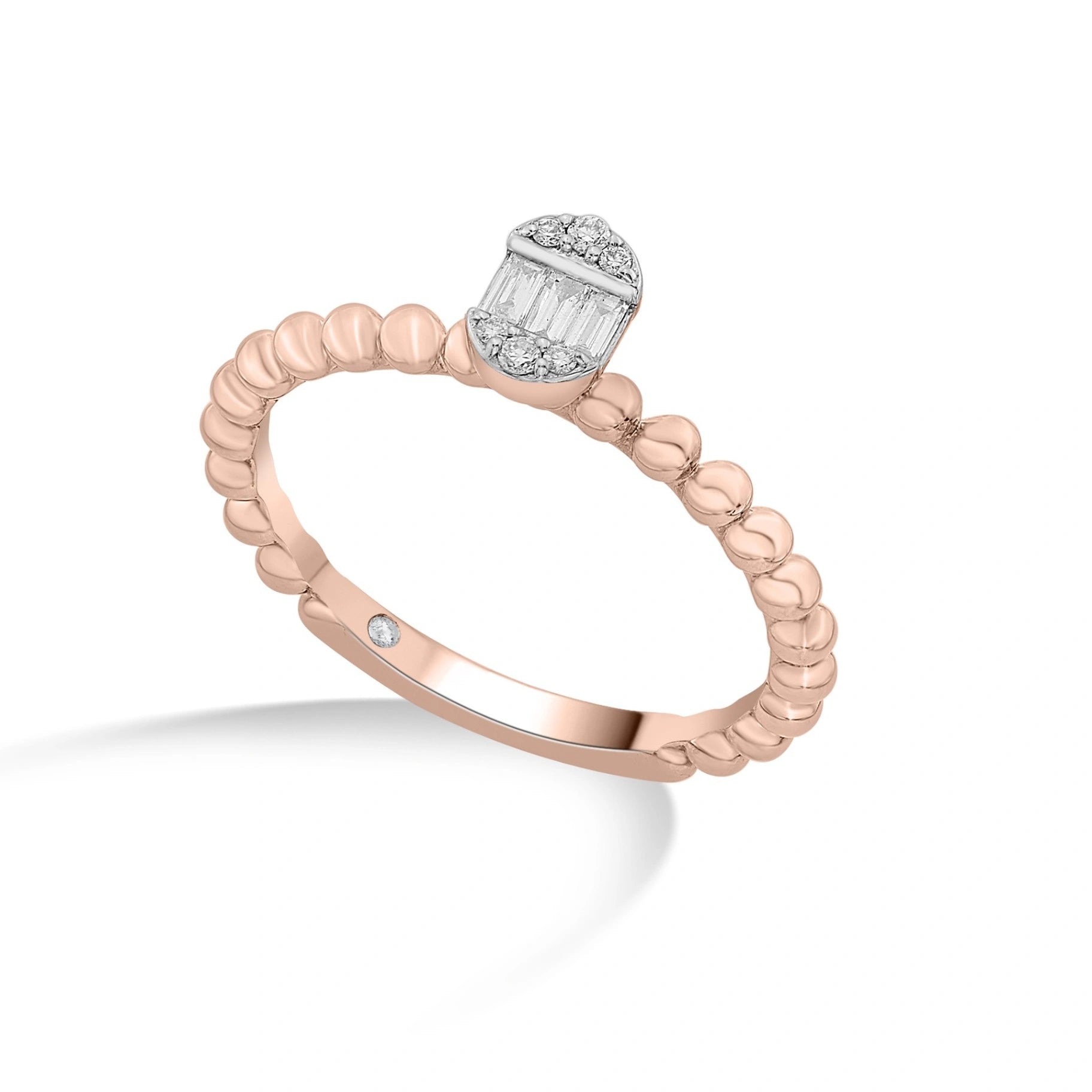 Boujee Baguette Bliss Ring - Zen Diamond India