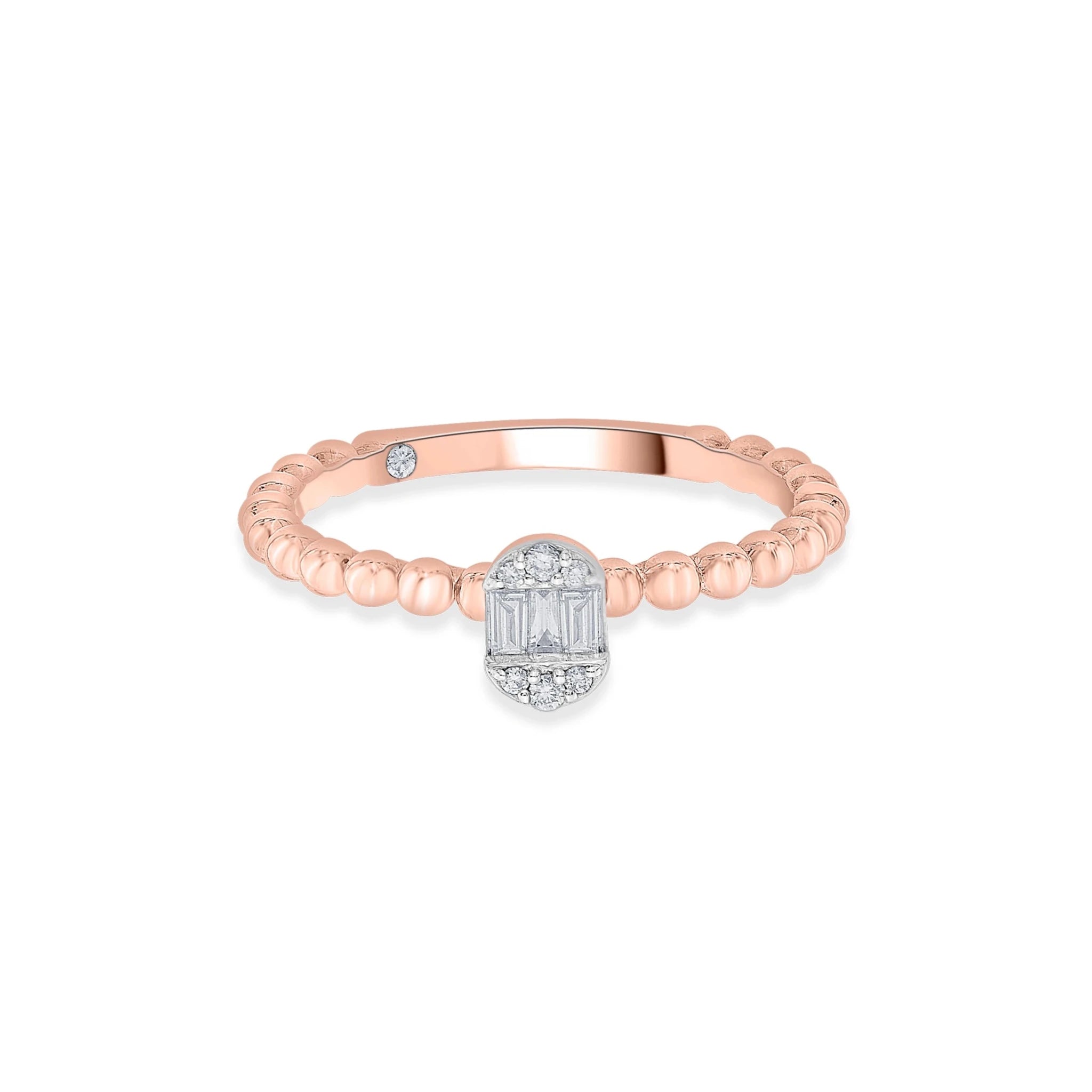 Boujee Baguette Bliss Ring - Zen Diamond India