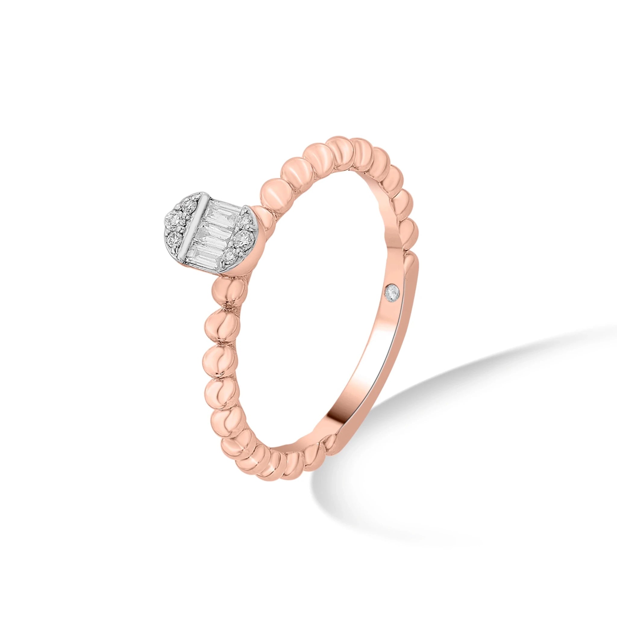 Boujee Baguette Bliss Ring - Zen Diamond India