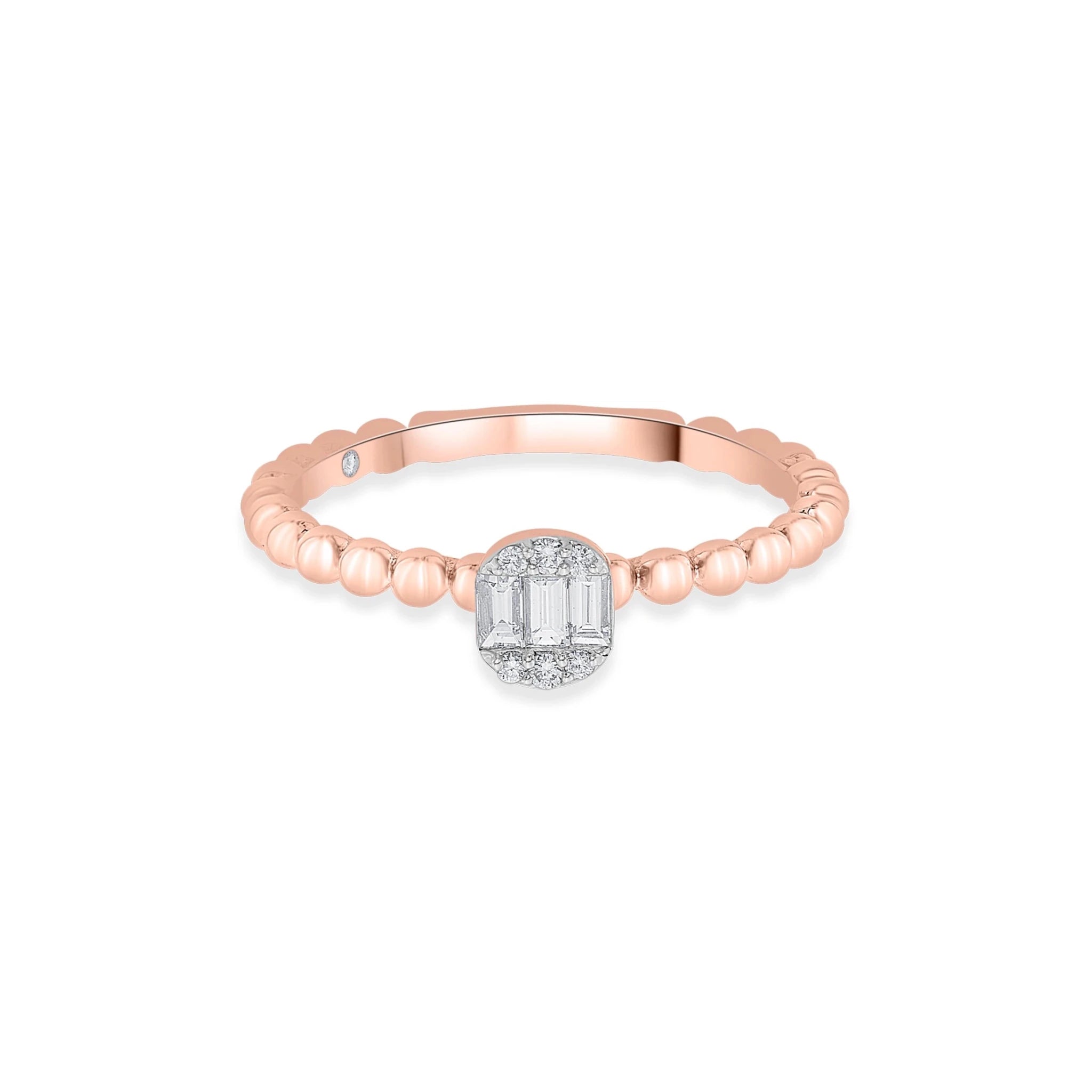 Boujee Baguette Royale Ring - Zen Diamond India