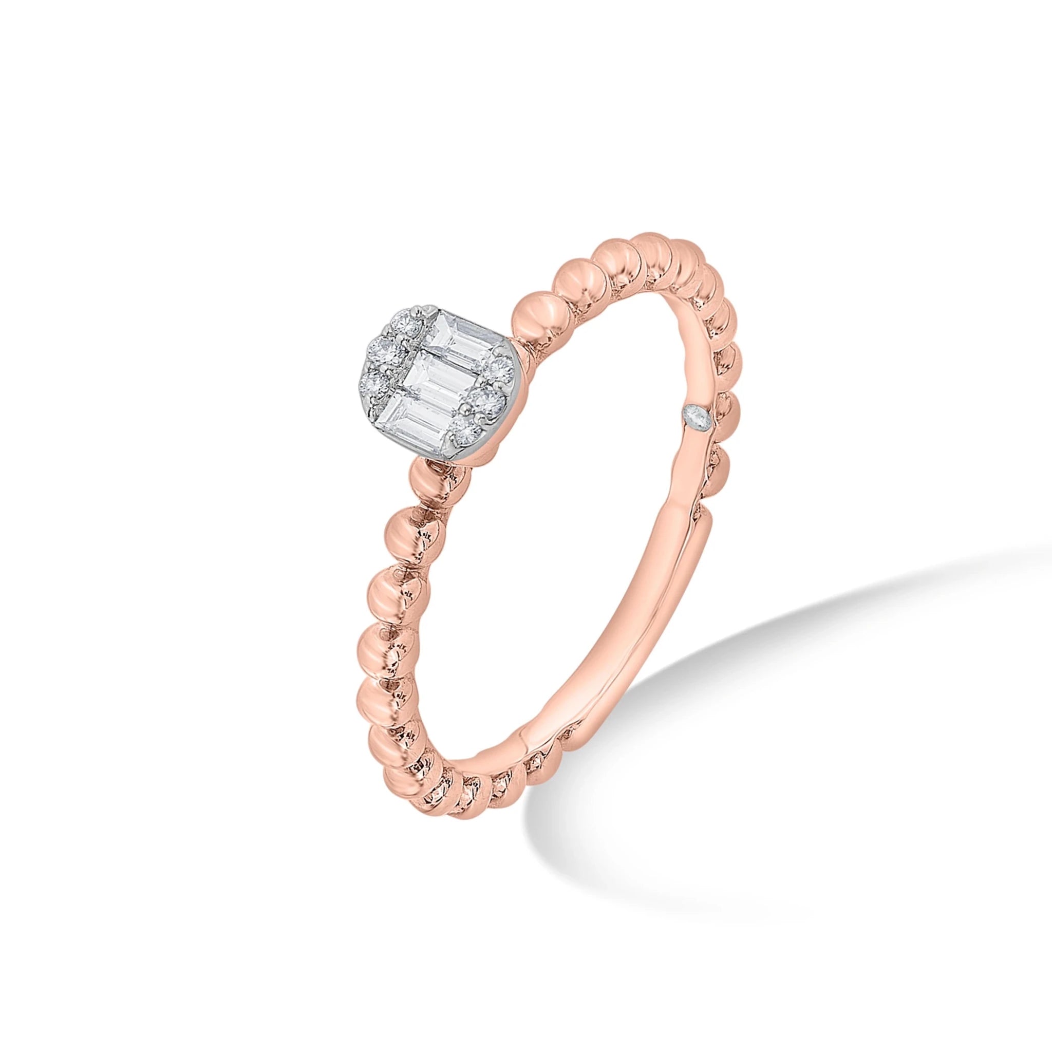 Boujee Baguette Royale Ring - Zen Diamond India