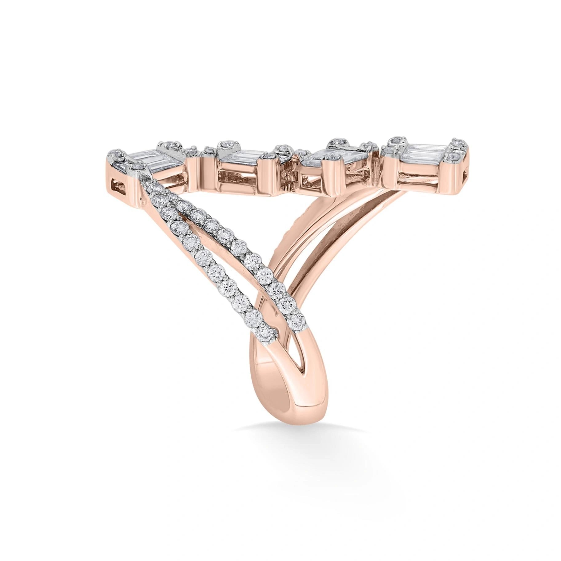 Classic Twinkle Cascade Ring - Zen Diamond India