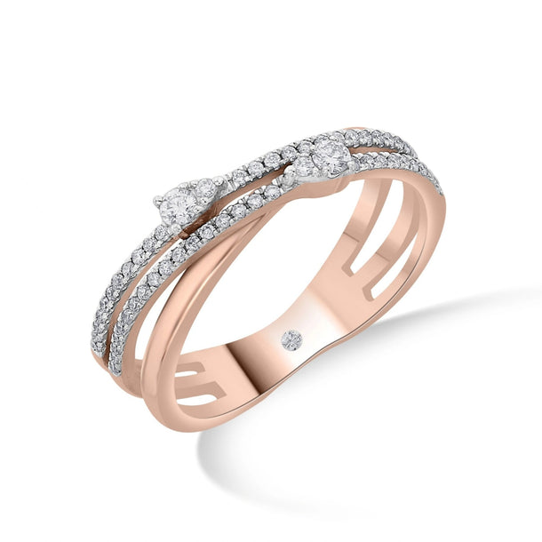 Zen Pirlanta Diamond Tide Ring - Zen Diamond India
