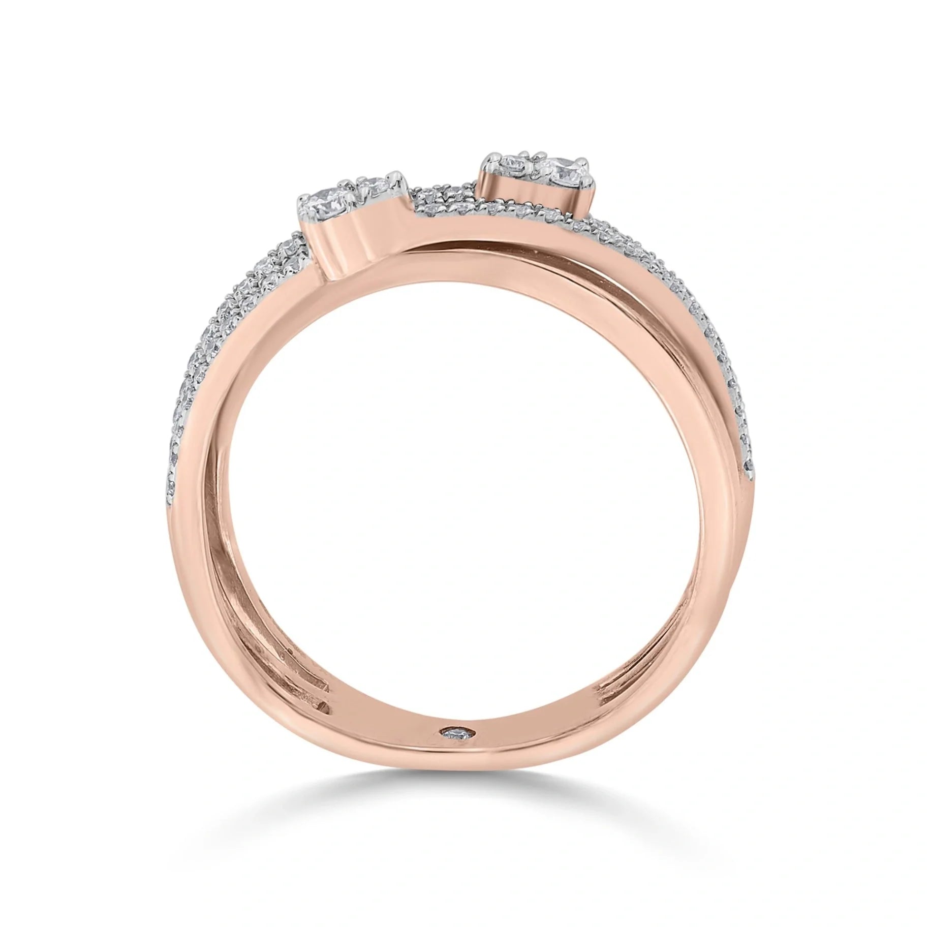 Zen Pirlanta Diamond Tide Ring - Zen Diamond India