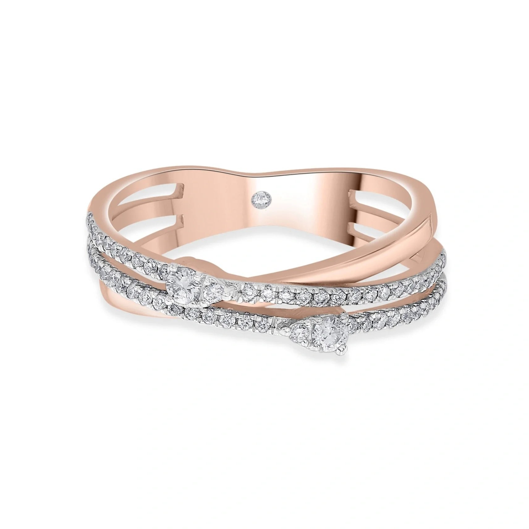 Zen Pirlanta Diamond Tide Ring - Zen Diamond India