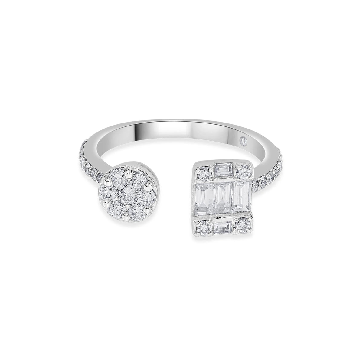 Rose Baguette Spark Luxe Ring - Zen Diamond India
