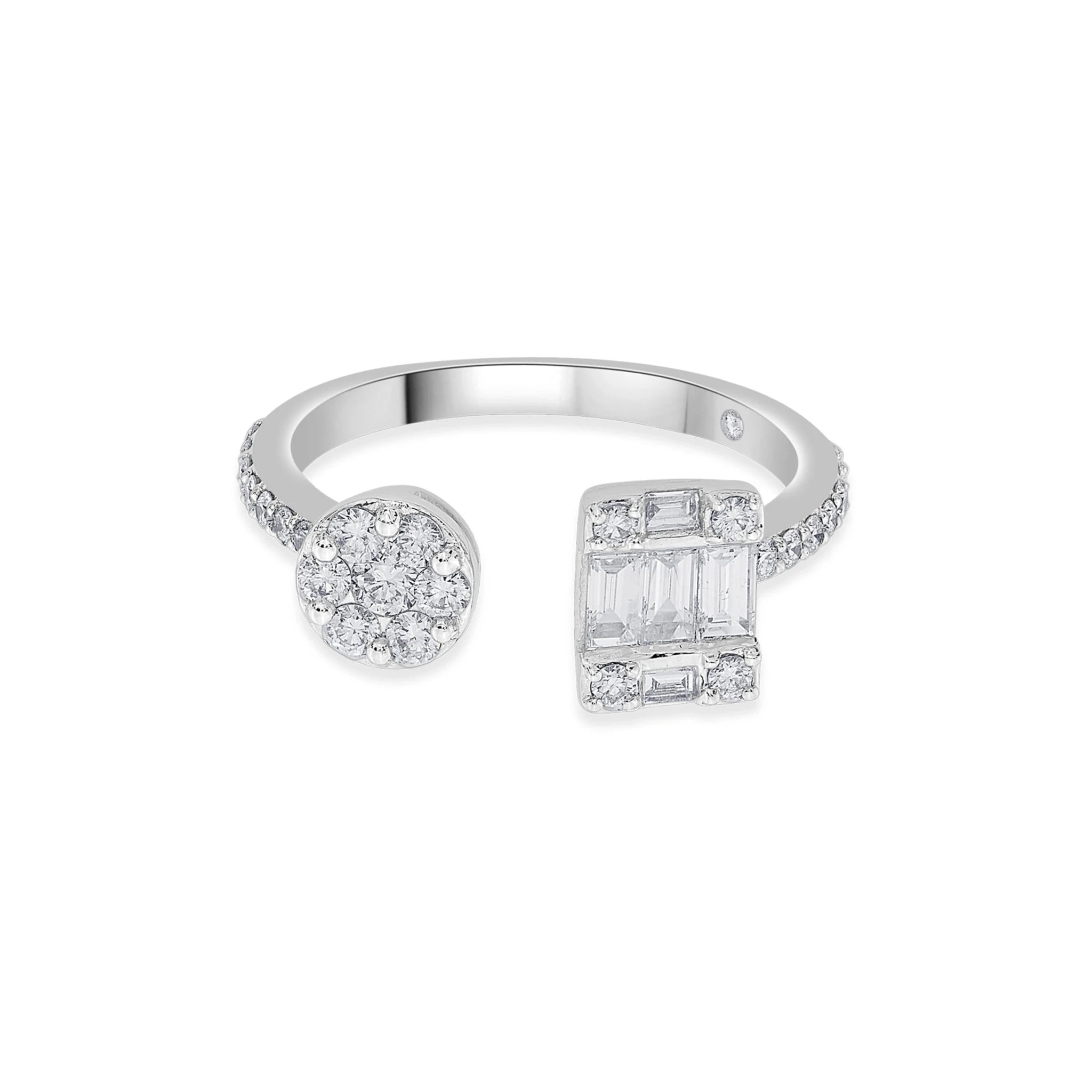Rose Baguette Spark Luxe Ring - Zen Diamond India