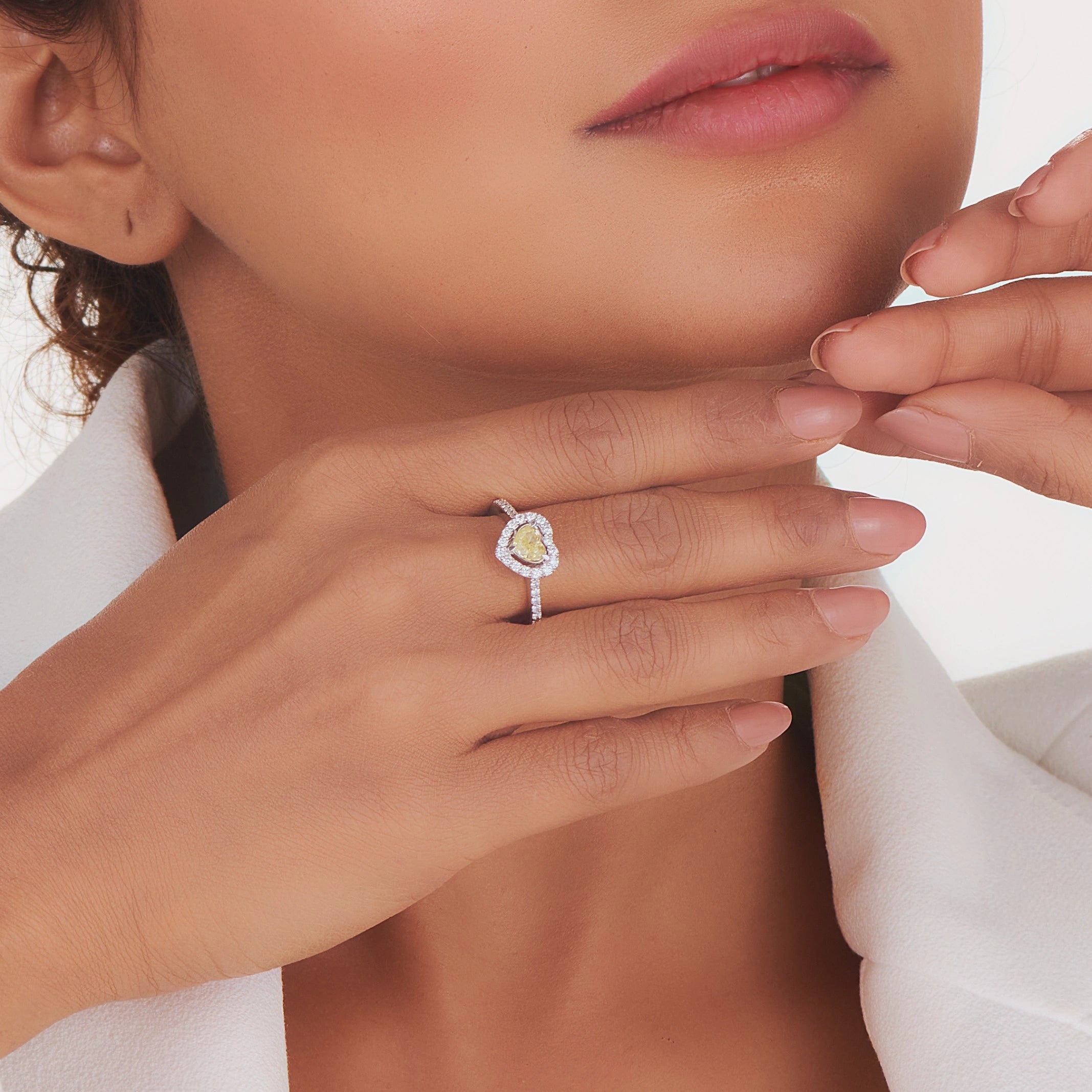 Zen Pirlanta Heart of Sunshine Ring - Zen Diamond India