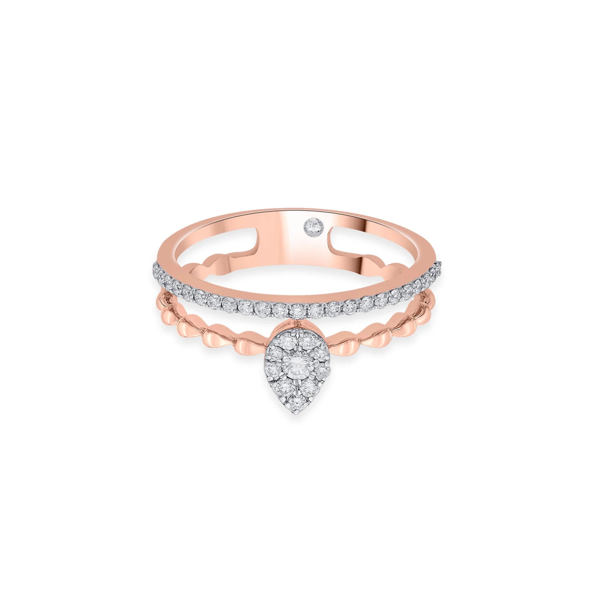 Sassy Diamond Tiara Ring - Zen Diamond India